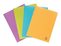 Exacompta - Protège-Documents en PP Recyclé Semi-Rigide Pop'N Co - 80 Vues - Couleurs Assorties 