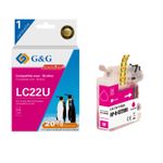 Cartouche compatible Brother LC22U - magenta - G&G