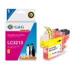 Cartouche compatible Brother LC3213 - jaune - G&G