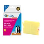 Cartouche compatible Brother LC1000 - jaune - G&G