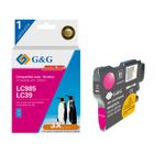 Cartouche compatible Brother LC985 - magenta - G&G