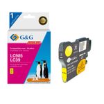 Cartouche compatible Brother LC985 - jaune - G&G