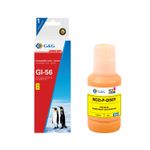 Frasco Tinta Canon compatible GI-56 - Amarillo - G&G