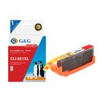 Cartouche compatible Canon CLI-551XL - gris - G&G