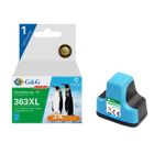Cartouche compatible HP 363 - cyan - G&G