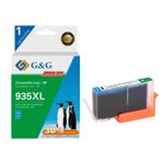 Cartouche compatible HP 935XL - cyan - G&G