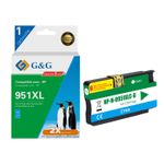 Cartouche compatible HP 951XL - cyan - G&G