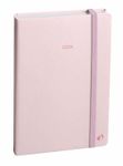 Agenda Année Civile  - AFFAIRES COLOR Multilingue - Couverture Pastel  avec élastique - Rose - 10x15 cm  - Semainier - 13 mois de décembre à décembre - Quo Vadis