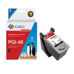 Cartouche remanufacturée Canon PG-40 - noir - G&G
