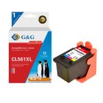 Cartouche remanufacturée Canon CL-561XL - cyan, magenta,jaune - G&G