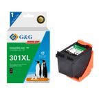 Cartouche remanufacturée HP 301XL - noir - G&G