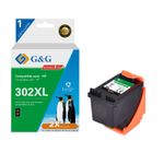 Cartouche remanufacturée HP 302XL - noir - G&G