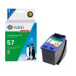 Cartouche remanufacturée HP 57 - cyan, magenta,jaune - G&G