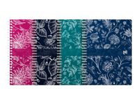 Oxford Romance - Cahier de notes - 120 pages - 148 x 210 mm - lignée 5mm