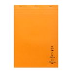 Les Prix Mini - Bloc Notes A4 70g 5x5 - Quadrillé - Papier Orange Économique