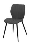 Lot de 2 chaises LINE - anthracite