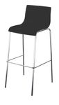 Lot de 2 tabourets hauts HARPER - noir 
