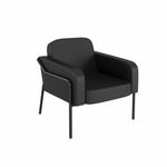 Fauteuil MEDSO "L" - PVC -  noir