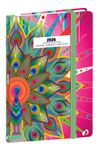 Agenda Année Civile - AFFAIRES FR - Couverture Catalina Estrada avec élastique - - Paon - 10x15 cm - Semainier - 13 mois de décembre à décembre - Quo Vadis