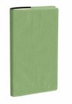 Quo Vadis - Agenda avec répertoire - Italnote Prestige - Semainier Horizontal - Français - Marlow - Vert - 14 mois de décembre à janvier - 8,8x17 cm