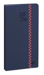 Agenda Année Civile - ITALNOTE B FR - Couverture Paco avec élastique - Bleu marine - 8,8x17 cm  Semainier - 12 mois et 1/2 de mi-décembre à décembre - Quo Vadis