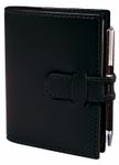 Agenda Année Civile - MINI 2 DAYS PRESTIGE FR - Couverture Soho avec Porte-mine - Noir -7x10 cm - 2 jours par page - 12 mois de de janvier à décembre - Quo Vadis