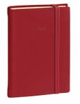 Agenda Année Civile - DAILY POCKET fas Multilingue - Couverture Silk avec élastique - bordeaux - 8,5x13 cm  Journalier - 12 mois de de janvier à décembre - Quo Vadis