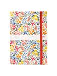 Agenda à élastique Oxford Flowers - 1 jour par page - 15 x 21 cm - Décor Peps - Hamelin