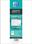 Recharge agenda Oxford brochée - 21x27 - 1 semaine sur 2 pages - 128 pages