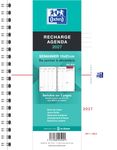 Recharge agenda Oxford intégrale - 15x21 - 1 semaine sur 2 pages - 128 pages