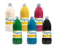 GIOTTO Gouache Elios - Assortiment de 6 Flacons de 1L 