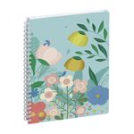 Agenda de bureau spiralé Mini Labo Easytime 21S - 1 semaine sur 1 page - 15 x 21 cm - Vert - Exacompta