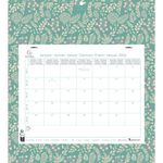Calendrier mensuel Easycal avec feuillets détachables 24 x 18 cm sur support plaque imprimée Mini Labo 27,5 x 30,5 cm - disponible dans différentes couleurs - Exacompta