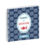 Agenda de bureau Dodo & Cath Lady 18S spiralé - 1 semaine sur 2 pages - 15 x 17 cm - Poisson - Exacompta