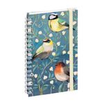 Agenda de poche spiralé Sophie Adde Lady 16S - 1 semaine sur 2 pages - 9 x 16 cm - Oiseaux - Exacompta