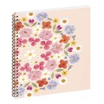 Agenda de bureau spiralé Chemin des Marettes Eurotime 22S - 1 semaine sur 2 pages - 18,5 X 22,5 cm - Rose - Exacompta