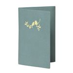 Etui Elise pour carte grise - 8,5 x 13,2 cm - Bleu Oiseaux- Exacompta