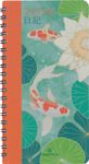 Agenda de poche spiralé Tokyo - 1 semaine sur 2 pages - 9,5 x 17 cm - poissons - Oberthur