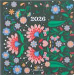 Agenda Lima - 1 semaine sur 2 pages - 16,5 x 16,5 cm - vert - Oberthur