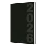 Agenda Dublin - 1 semaine sur 2 pages - 22 x 28 cm - noir - Oberthur