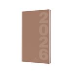 Agenda Dublin - 1 semaine sur 2 pages - 9,5 x 17,5 cm - marron - Oberthur