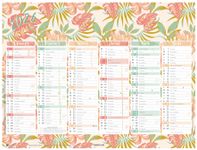Calendrier Motifs - 6 mois par face - 40,5 x 55 cm - Oberthur