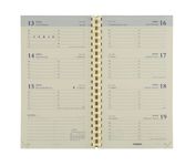 Agenda semainier Interplan – format 2L – recharge – Brepols