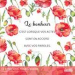 Calendriers 30x30cm 16 mois Aquarupella - Citations