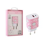 Adaptateur USB Unicorn I-Total : Charge rapide 20W, USB-A et USB-C