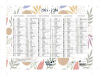 Calendrier rigide - Septembre à Septembre 13x18