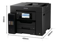 Epson EcoTank ET-5855 - Imprimante multifonction jet d'encre couleur A4 - USB, LAN, Wi-Fi(ac) - noir