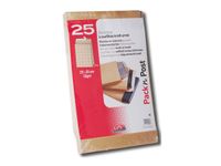 GPV PACK'N POST - 25 Enveloppes Kraft - International C4 (229 x 324 mm) - extrémité ouverte - auto-adhésif