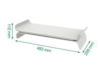 Leitz Ergo - Support ajustable pour écran - Gris