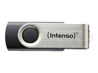 Intenso Basic Line - Clé USB - 64 Go - USB 2.0 - noir, argent